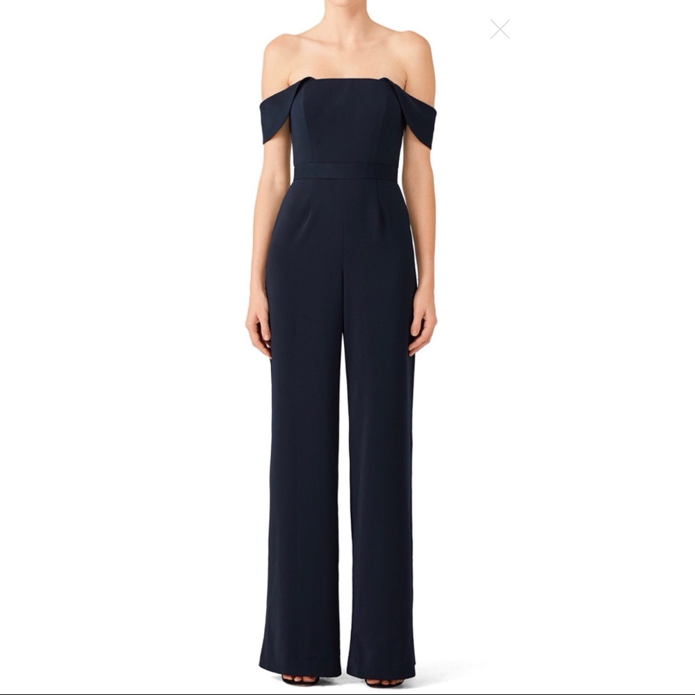 Jay Godfrey navy “Brin” jumpsuit